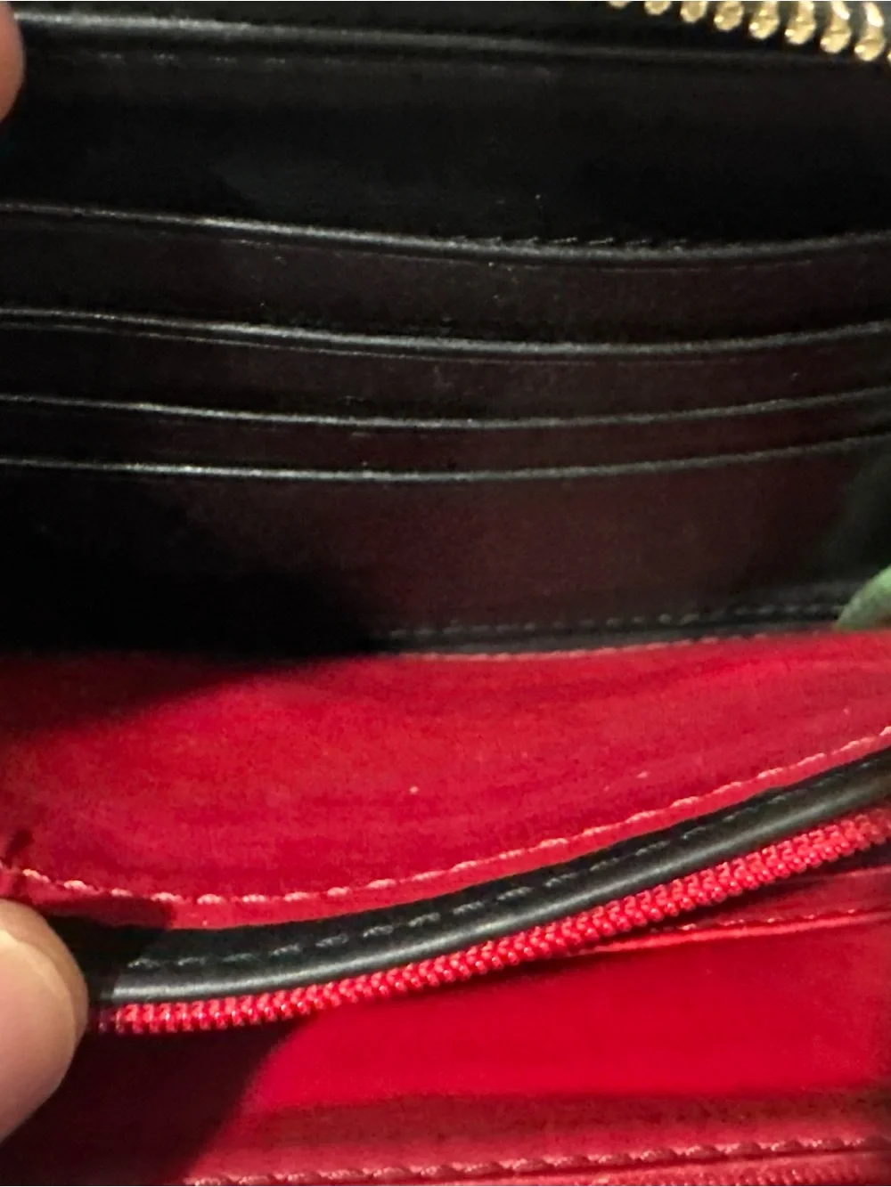 Dooney & Bourke Black Leather Logo Patch Wallet